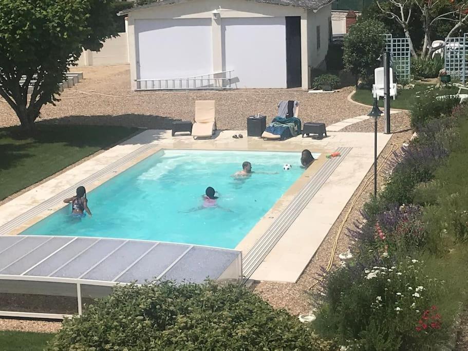 Gite Chalet-Piscine "Belle-Etoile" Touraine Anjou Courcelles-de-Touraine Esterno foto