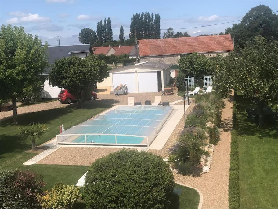 Gite Chalet-Piscine "Belle-Etoile" Touraine Anjou Courcelles-de-Touraine Esterno foto
